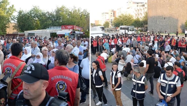 DEM Partililerin basın açıklamasında TSK’ya çirkin sözler! Emniyet amirinden jet hızında müdahale