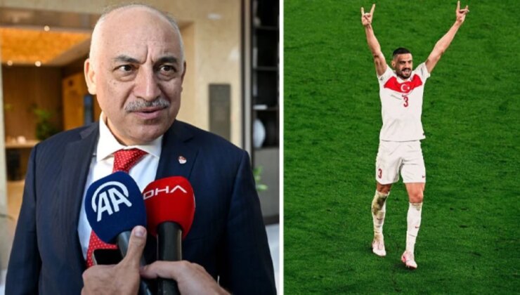 TFF Başkanı Büyükekşi: UEFA’nın Merih Demiral’a verdiği ceza kabul edilemez, itiraz hakkımız da elimizden alındı