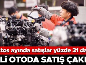 Ağustos ayında Çinlilerin satışları yüzde 31 daraldı… Çinli oto vergi freni yaptı