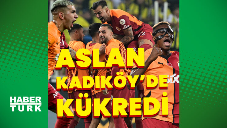 Fenerbahçe: 1 – Galatasaray: 3 | MAÇ SONUCU – Galatasaray Haberleri