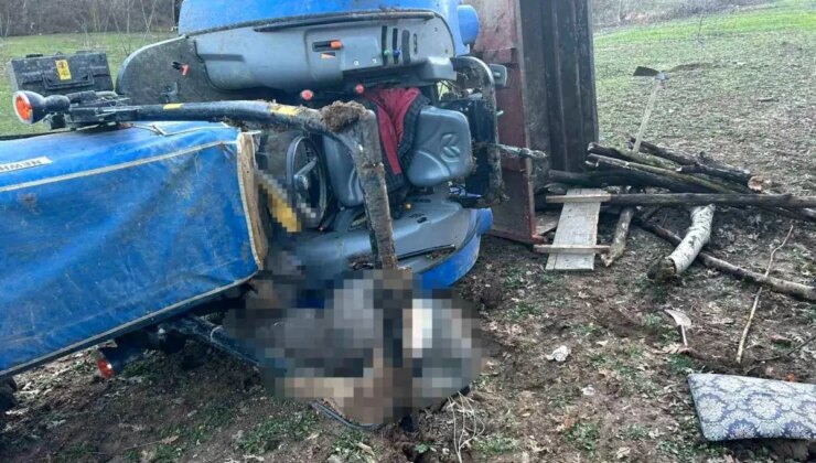 Bursa’da Traktör Devrildi, Sürücü Hayatını Kaybetti