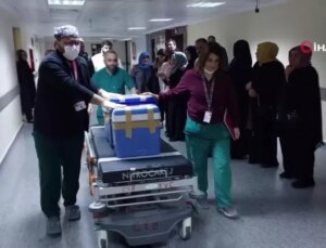 Kızlarının organlarına böyle veda ettiler