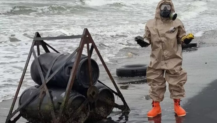 Ordu’da üç ilçede birden kıyıya variller vurdu, ekipler alarma geçti